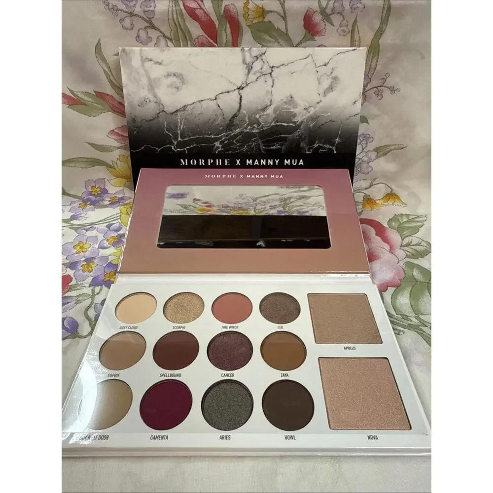 Morphe x Manny MUA Glam Palette Eyeshadow‎ Highlighter Makeup